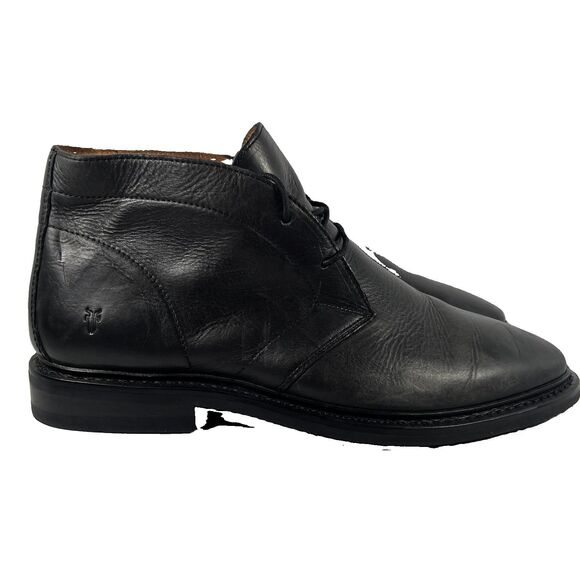 Frye Other - Frye Paul Chukka Boots Black Leather Lace Up Ankle Shoes Men's Size 10 M